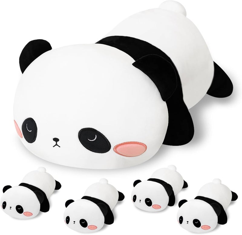 SQEQE Panda Stuffed Animals with Babies Inside Belly - 1 Mommy Stuffed Panda with 4 Cute Babies Plushie Gifts Ideal for Kids and Adults - Image 1